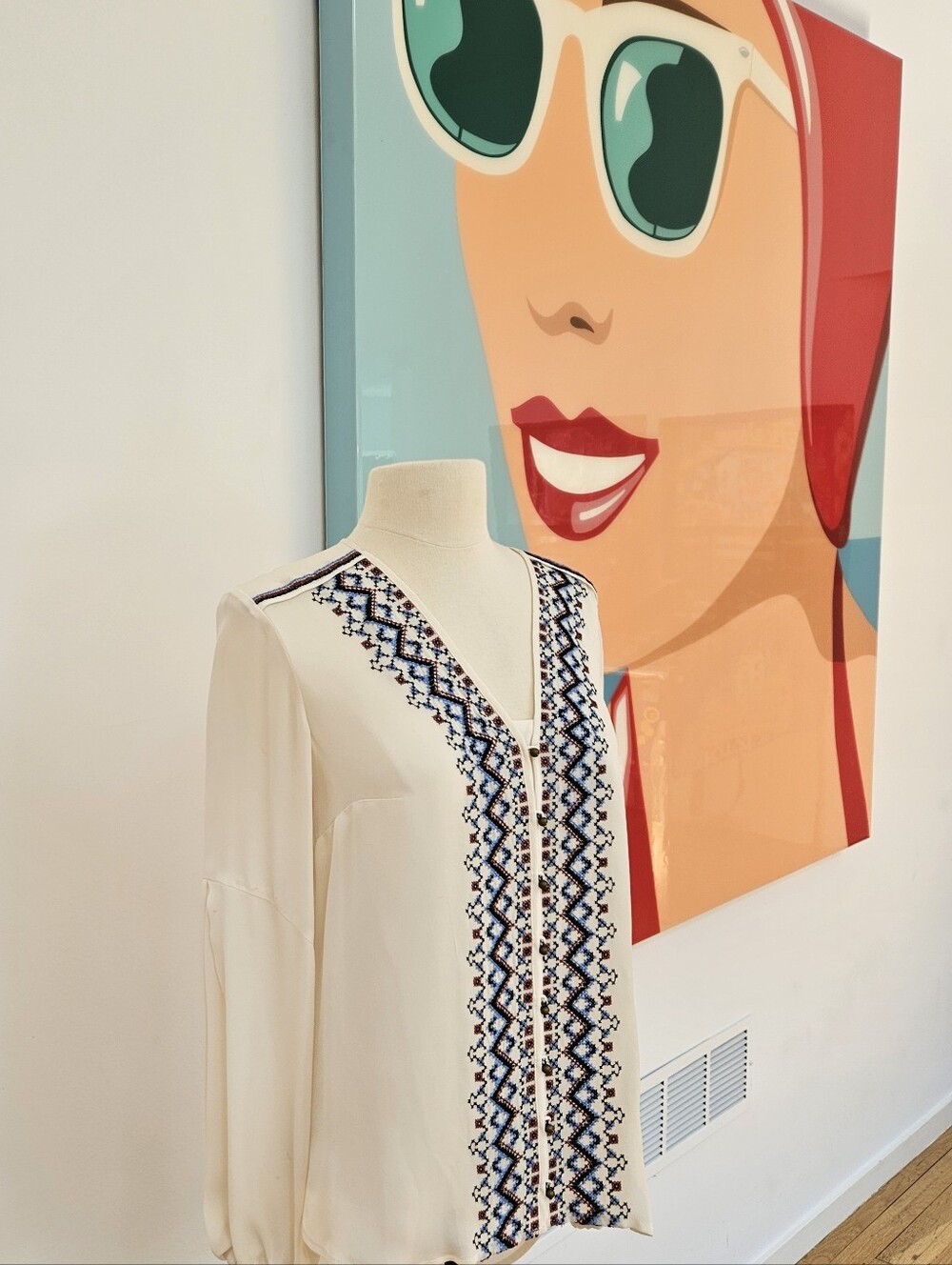 Veronica Beard Silk Top - Picture 6 of 14